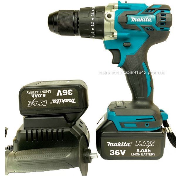 Ударний безщітковий шуруповерт Makita DTW485 (36V, 5AH). Акумуляторний дриль-шуруповерт із ударом Макіта 2085905677 фото
