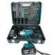 Гайковерт акумуляторний ударний безщітковий Makita DTW301 (36V 5A) з набором головок і насадок 2085905681 фото 3