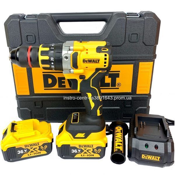Ударний шурупокрут DeWALT DCD999 безщітковий (36V, 5AH) Акумуляторний дриль-шурупокрут з ударом Деволт 2085905696 фото