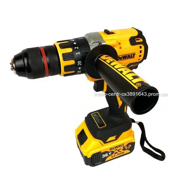 Ударний шурупокрут DeWALT DCD999 безщітковий (36V, 5AH) Акумуляторний дриль-шурупокрут з ударом Деволт 2085905696 фото