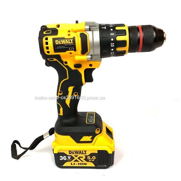 Ударний шурупокрут DeWALT DCD999 безщітковий (36V, 5AH) Акумуляторний дриль-шурупокрут з ударом Деволт 2085905696 фото