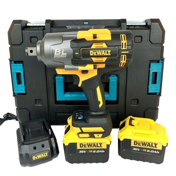 Гайковерт ударний акумуляторний безщітковий DeWALT DCF 900P2G, 2100 HM, 36V, 6Ah 2131121900 фото