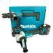 Набір акумуляторного безщіткового інструменту Makita 2в1, Болгарка makita DGA 504 + Шурупокрут make DTW 485 2131121908 фото 3
