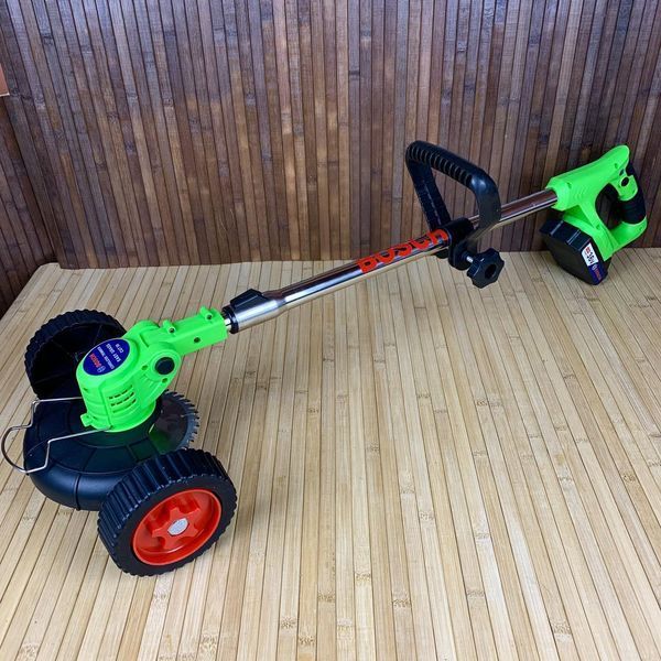 Акумуляторний тример Bosch Easy grassy cut 50 з колесами (36 V, 5 AH), акумуляторна коса Бош 2295711053 фото