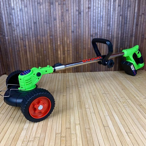 Акумуляторний тример Bosch Easy grassy cut 50 з колесами (36 V, 5 AH), акумуляторна коса Бош 2295711053 фото
