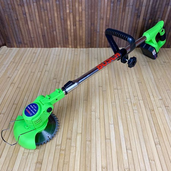 Акумуляторний тример Bosch Easy grassy cut 50 з колесами (36 V, 5 AH), акумуляторна коса Бош 2295711053 фото