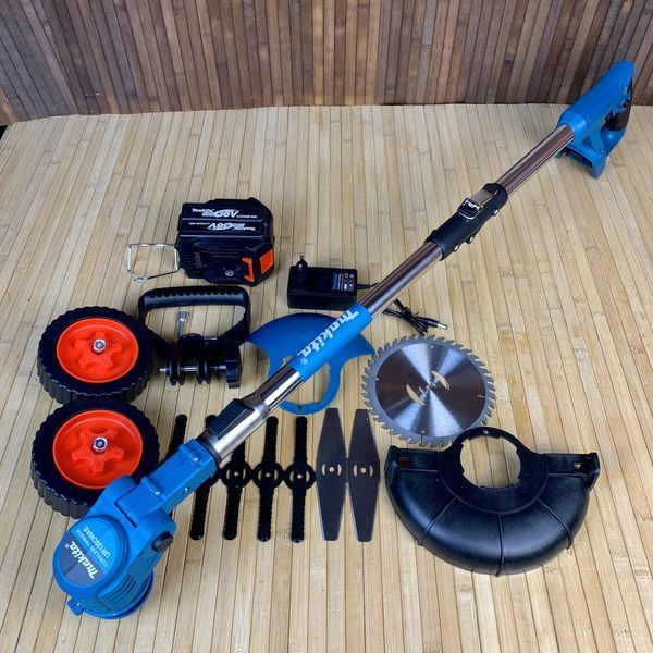 Акумуляторний тример з колесами Makita UR120DWAE (36V, 5AH) для трави, акумуляторна коса Макіта 120 2295818814 фото