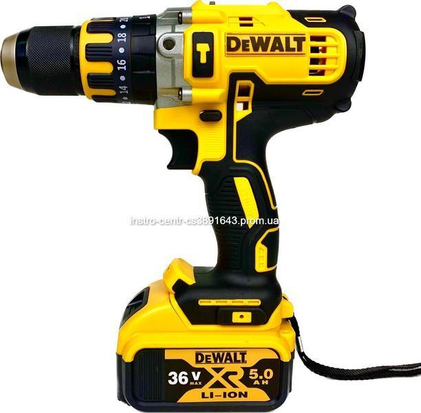 Акумуляторний шурупокрут DeWALT DCD996NT (36V, 5Ah). Ударний шурупокрут Деволт 2443087638 фото