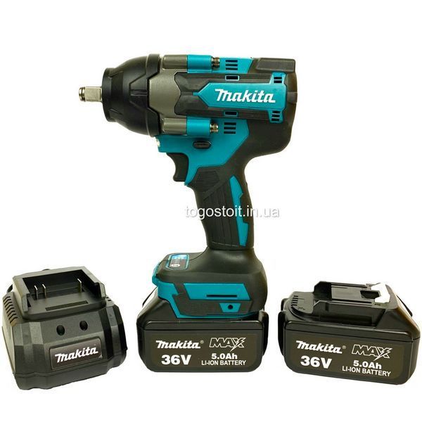 Гайковерт акумуляторний ударний безщітковий Makita DTW800BL (36V, 5AH), 850 HM 2910720857 фото